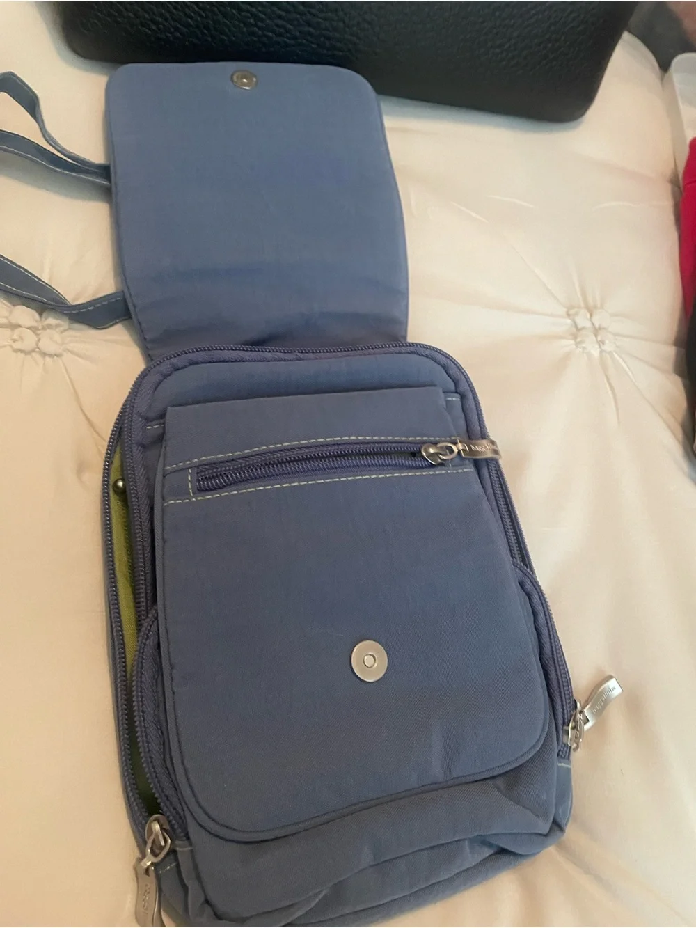 Baggallini Navy Blue Crossbody Messenger Bag